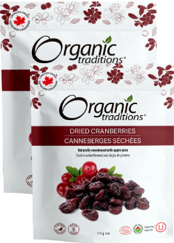 Dried Cranberries - 113 + 113g FREE - Organic Traditions