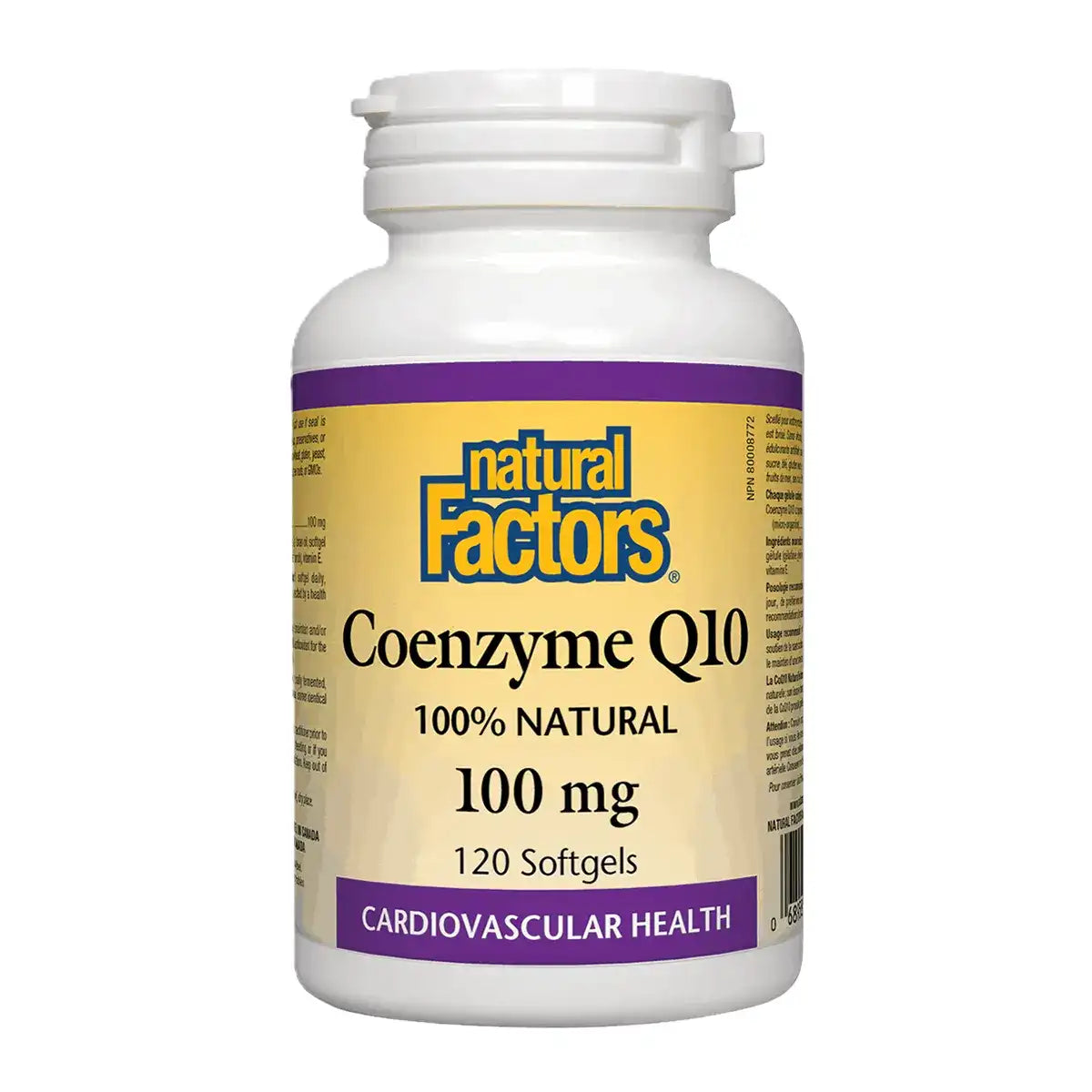 Natural Factors Coenzyme Q10 100mg 120 Softgels