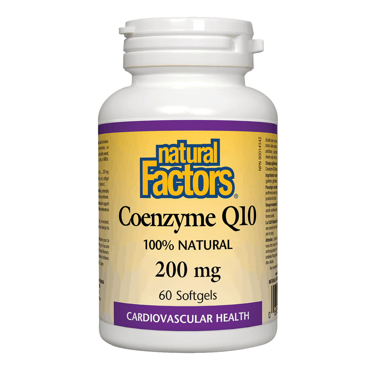 Natural Factors Coenzyme Q10 200mg 60 Softgels