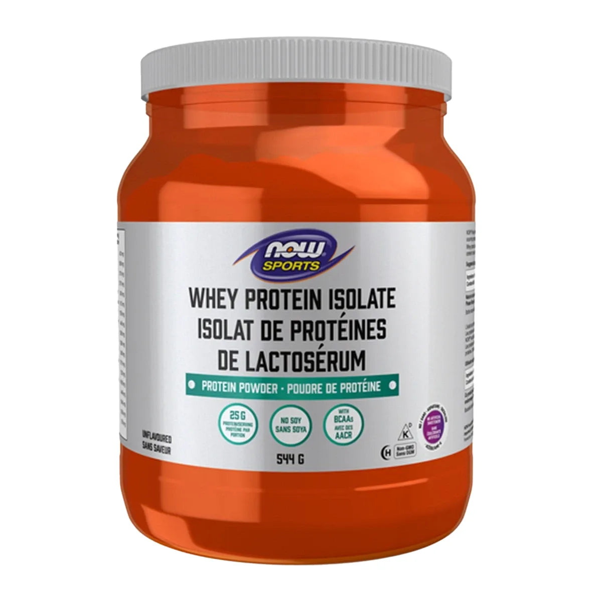 Now Whey Protein Isolate 100% pure 544g