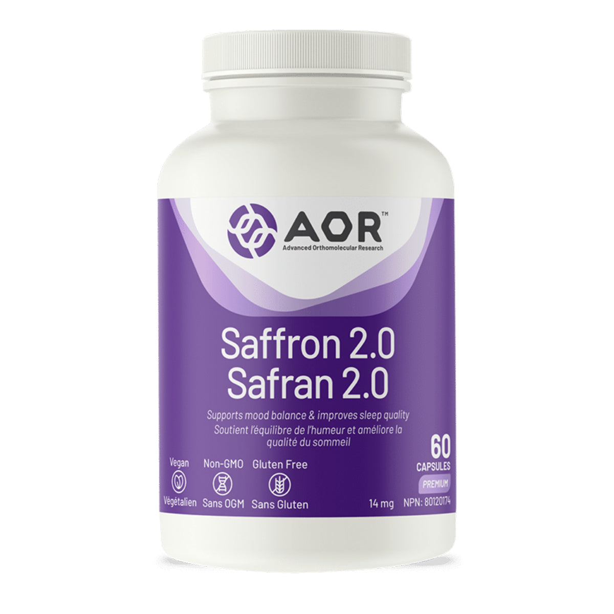 AOR Saffron 2.0 60 Capsules