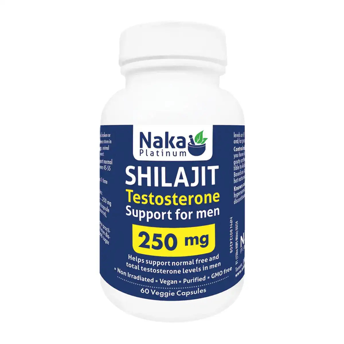 Naka Platinum Shilajit Testosterone 250 Mg