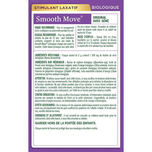 Traditional Medicinals - Organic Smooth Move Tea, 16 Bags