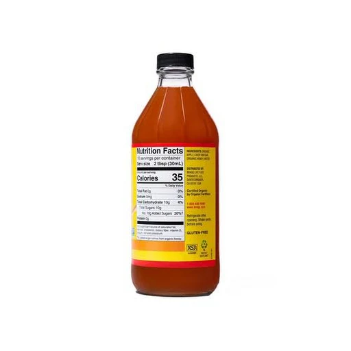Bragg Apple Cider Vinegar Honey Miel 473 ml
