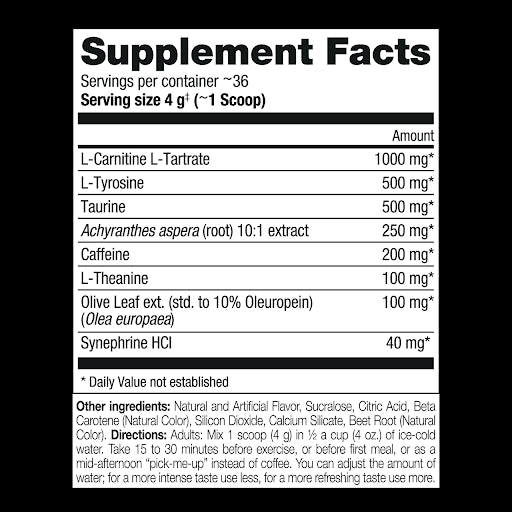 BURN CYCLE: Thermogenic-Peach Bellini 144G