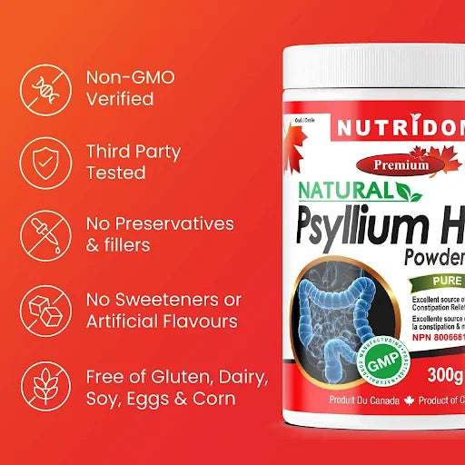 Nutridom Psyllium Husk Powder 300 G