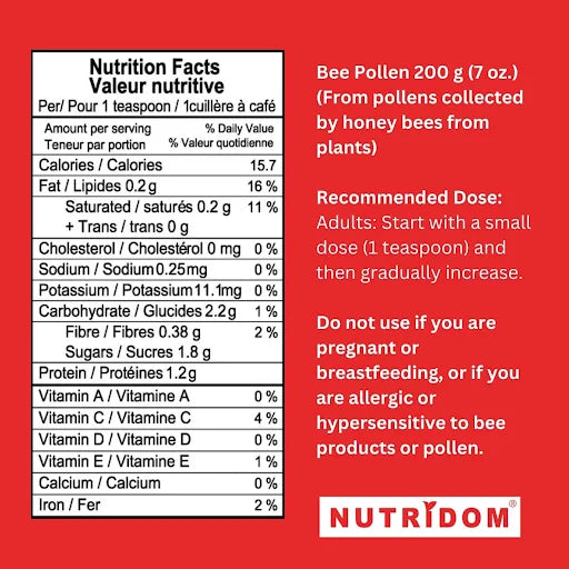 N161 Nutridom Bee Pollen Gold 200g