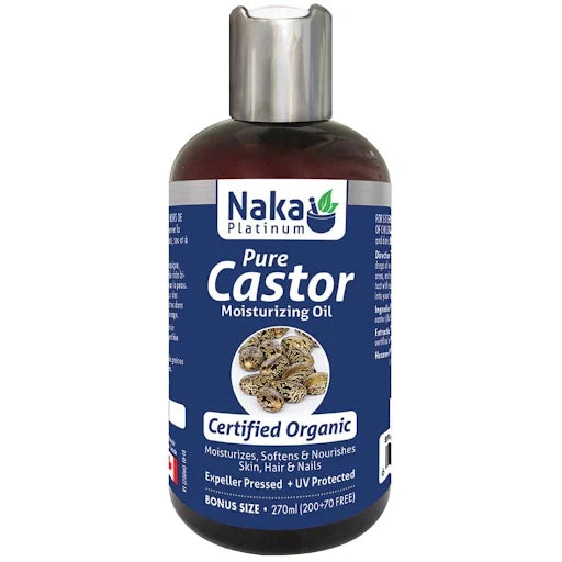 Naka P Castor Organic oil 500ml - bonus size