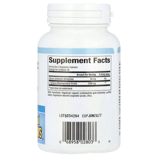 L-Tyrosine 500 mg 60vcaps