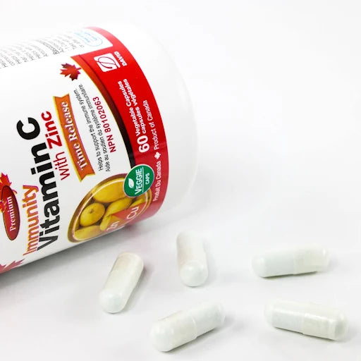 N240 Nutridom Vitamin C with Zinc 60 Vcaps