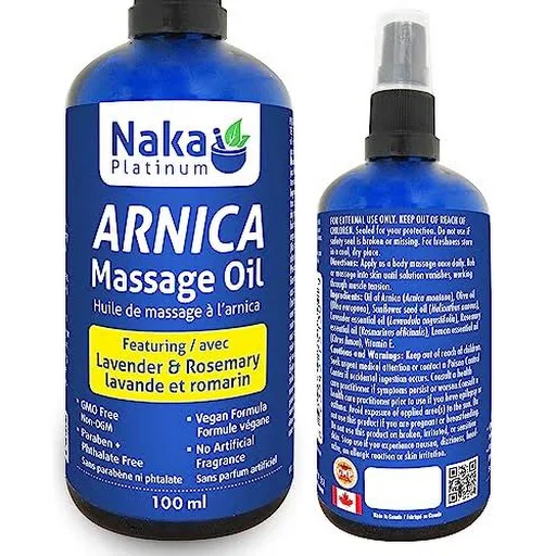 Naka p Arnica Massage Oil Org 100ml