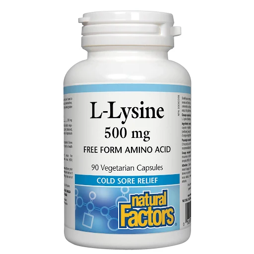 Natural Factors L-Lysine 500 mg