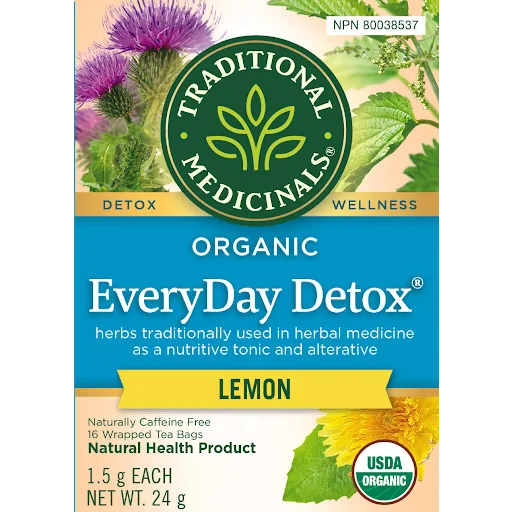 Traditional Medicinals - ORGANIC EVERYDAY DETOX LEMON TEA