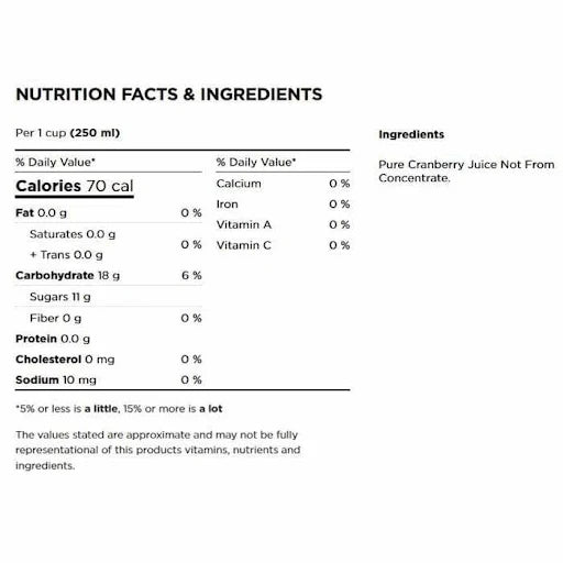 Nordic Cranberry Pure Juice 1 L