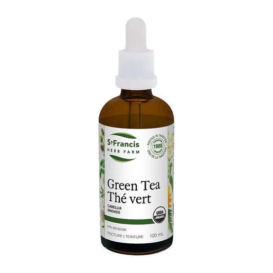 St. Francis Green Tea 100mL - Organic and Canadian Owned