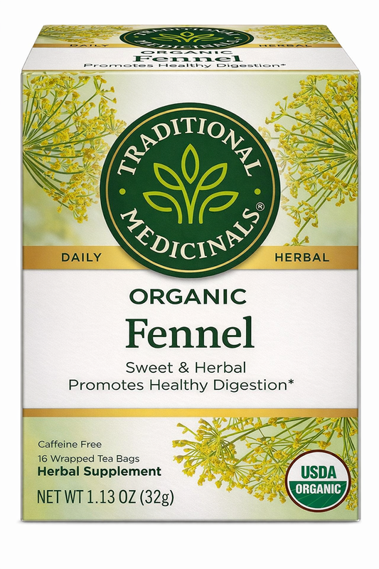 TRADITIONAL MEDICINALS Org Fennel Tea 16bg