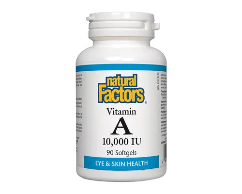 Natural Factors Vitamin A 10,000 IU 90 Softgels