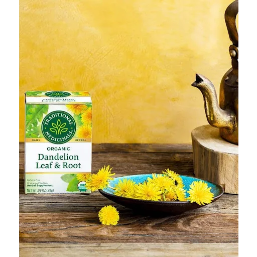 Traditional Medicinals - Organic Dandelion Leaf &amp; Root Tea, 16 Bags