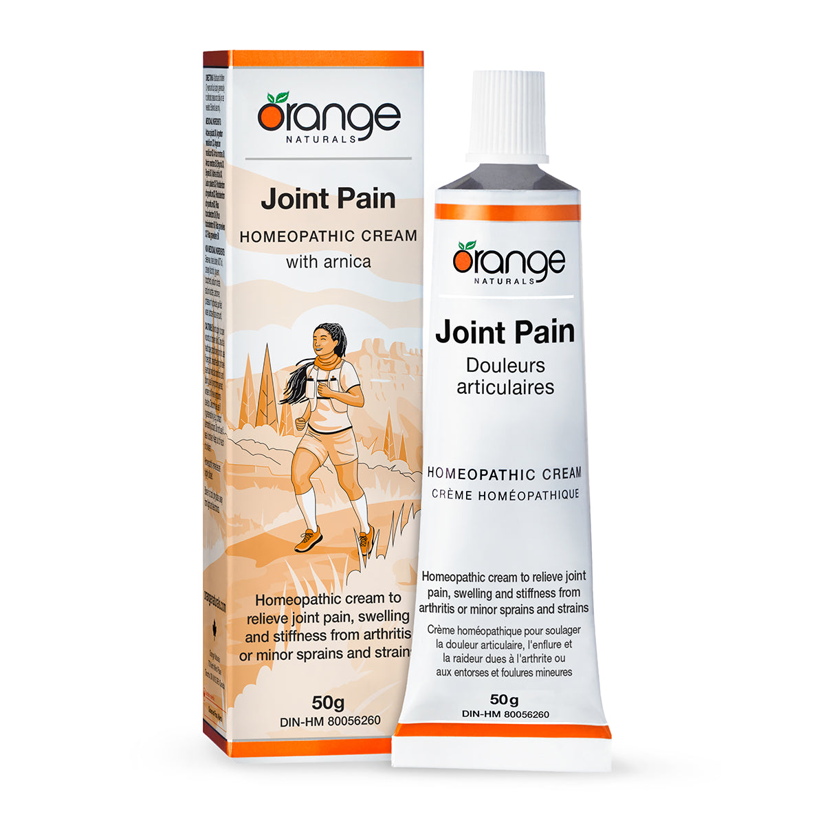 Orange Joint Pain Homeopathic Cream with arnica 50g