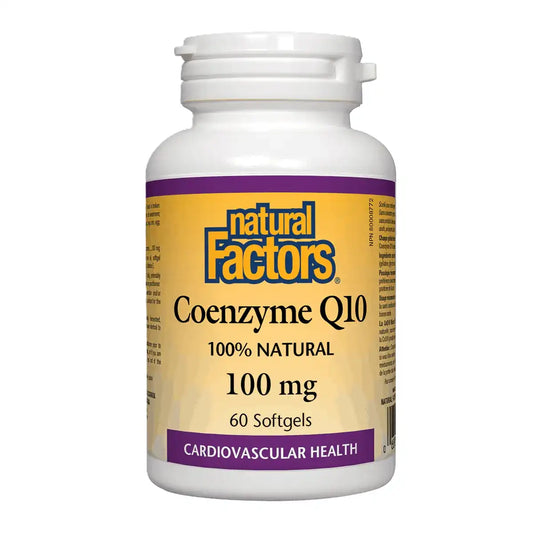 Natural Factors Coenzyme Q10 100mg 60 Softgels