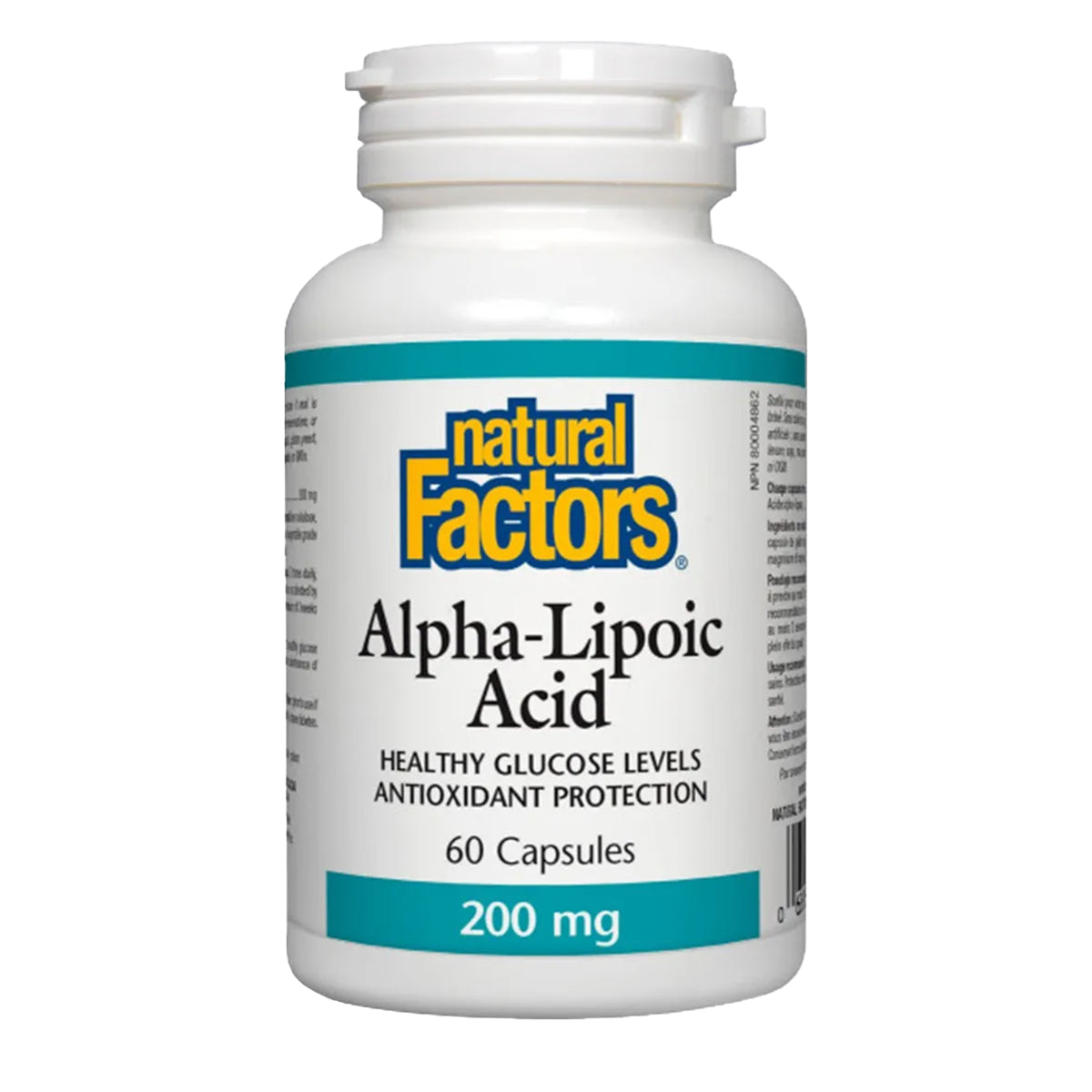 Natural Factors Alpha-Lipoic Acid 200 mg 60 Capsules