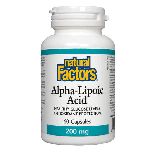 Natural Factors Alpha-Lipoic Acid 200 mg 60 Capsules