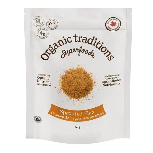 Organic Traditions Sprouted Flax Seed Powder 227g
