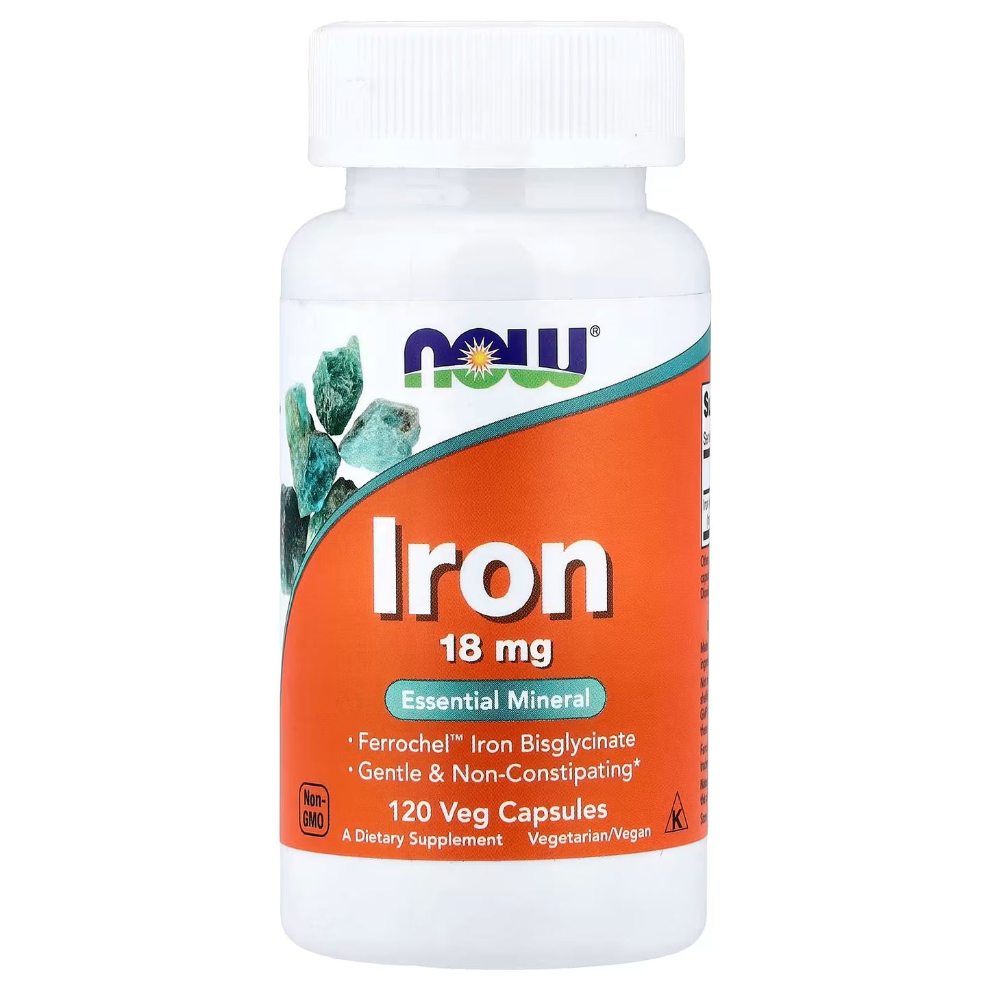NOW Iron Bysglycinate 18 mg 120caps