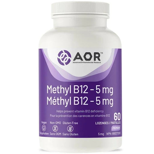 AOR Methyl B12 5mg 60 Lozenges