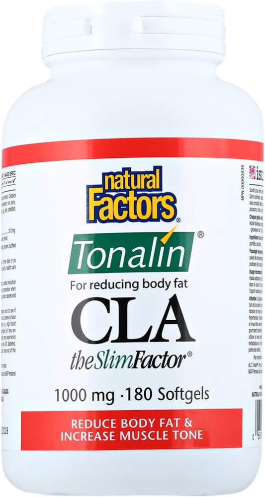 Natural Factors CLA Tonalin The Slim Factor 1000mg 120 Softgels