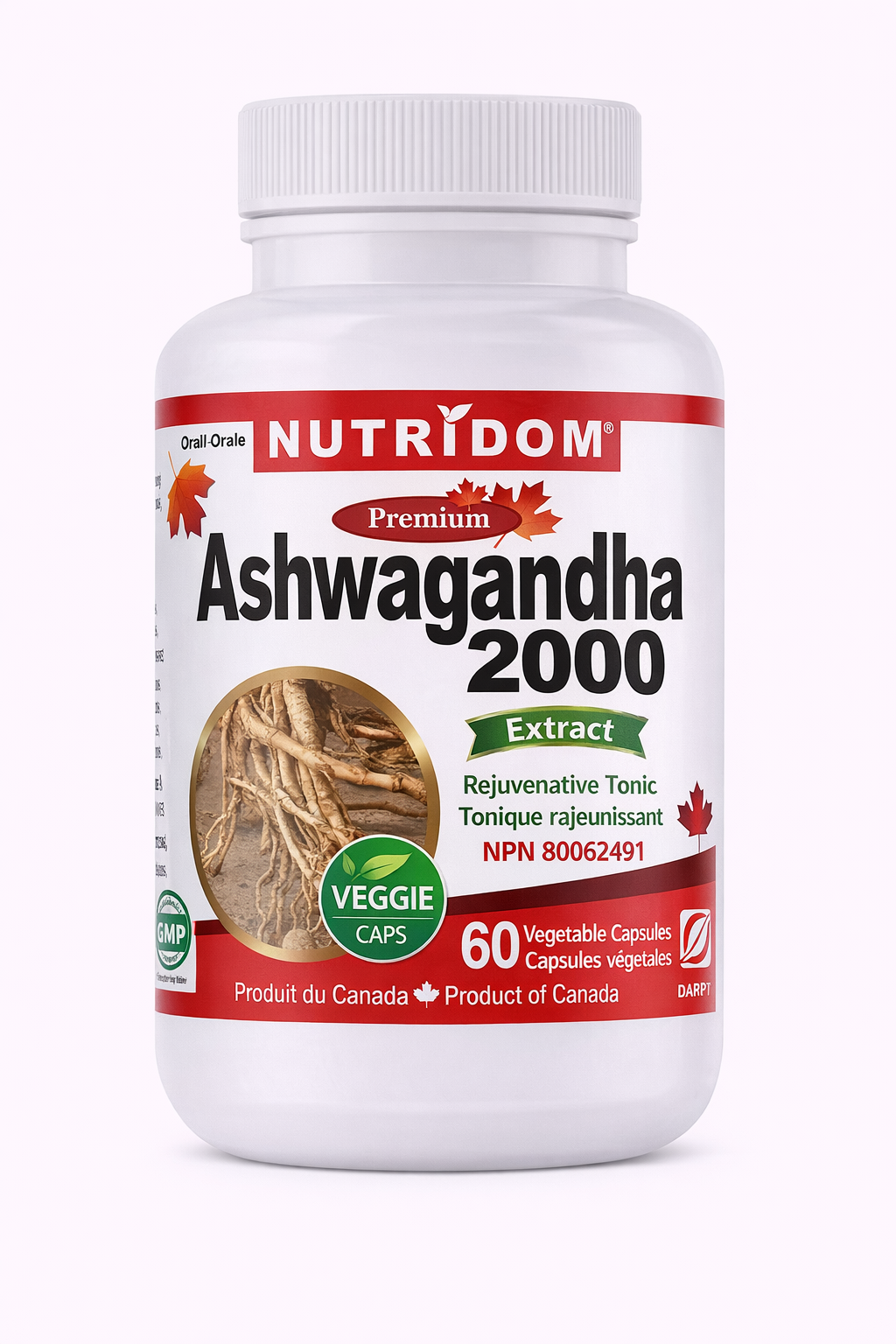 Nutridom Ashwagandha 2000 60 Veggie Caps
