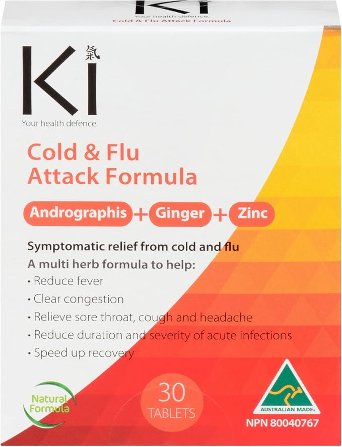 Ki Cold & Flu 30 Tablets Attack Formula