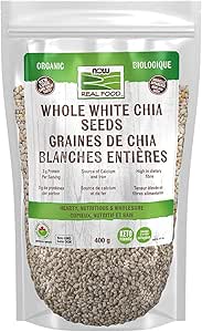 NOW Org Whole White Chia Seed 400g ECO1