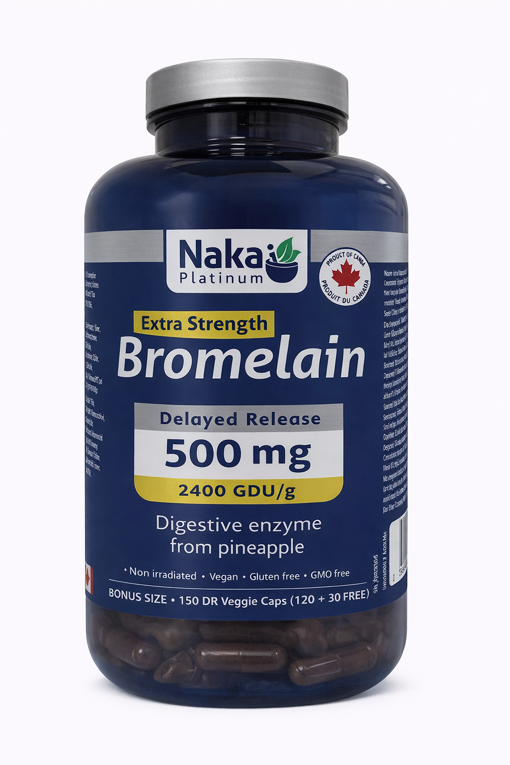 Naka P Bromelain 500mg 150vcap