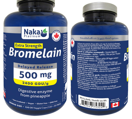 Naka P Bromelain 500mg 150vcap