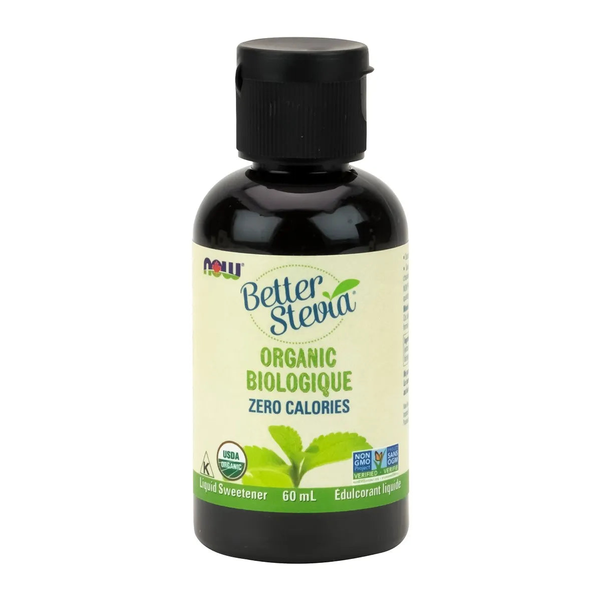NOW Better Stevia Liquid Sweetener Organic 60mL