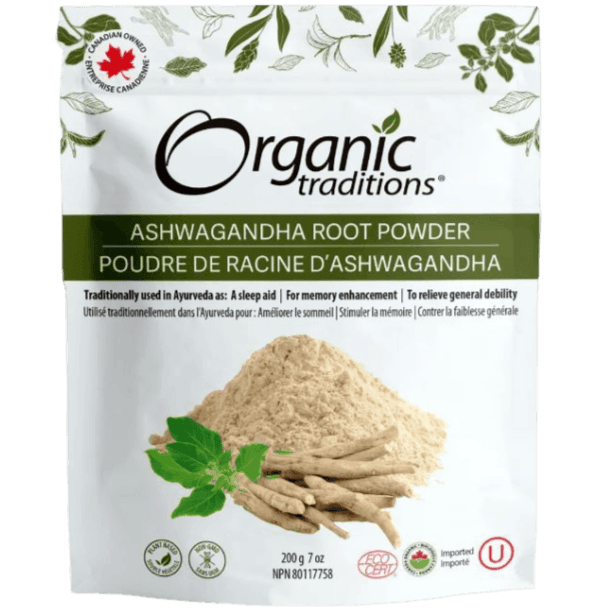 Organic Traditions Ashwagandha Root Powder 200G