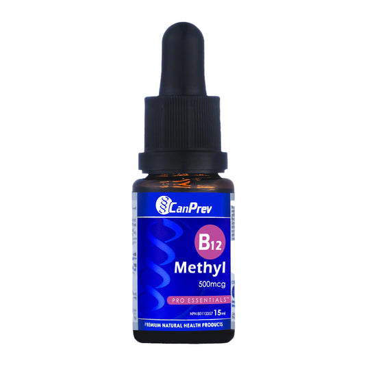 CanPrev B12 Methyl Drops 500mcg 15mL