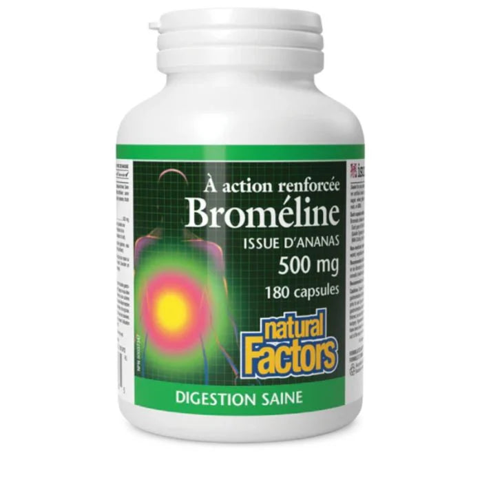 Natural Factor Bromelain Extra Strength 500 mg 90 cap