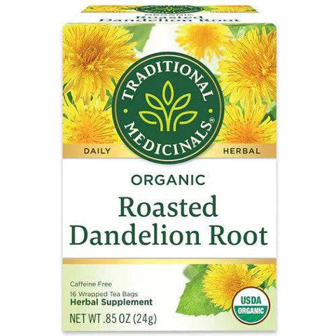 Traditional Medicinals Organic Roasted Dandelion Root 16 Tea Bags