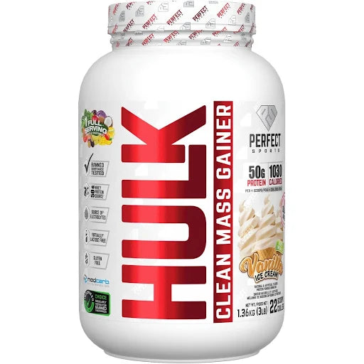 HULK Clean Mass Gainer-Vanilla Ice Cream 3LB