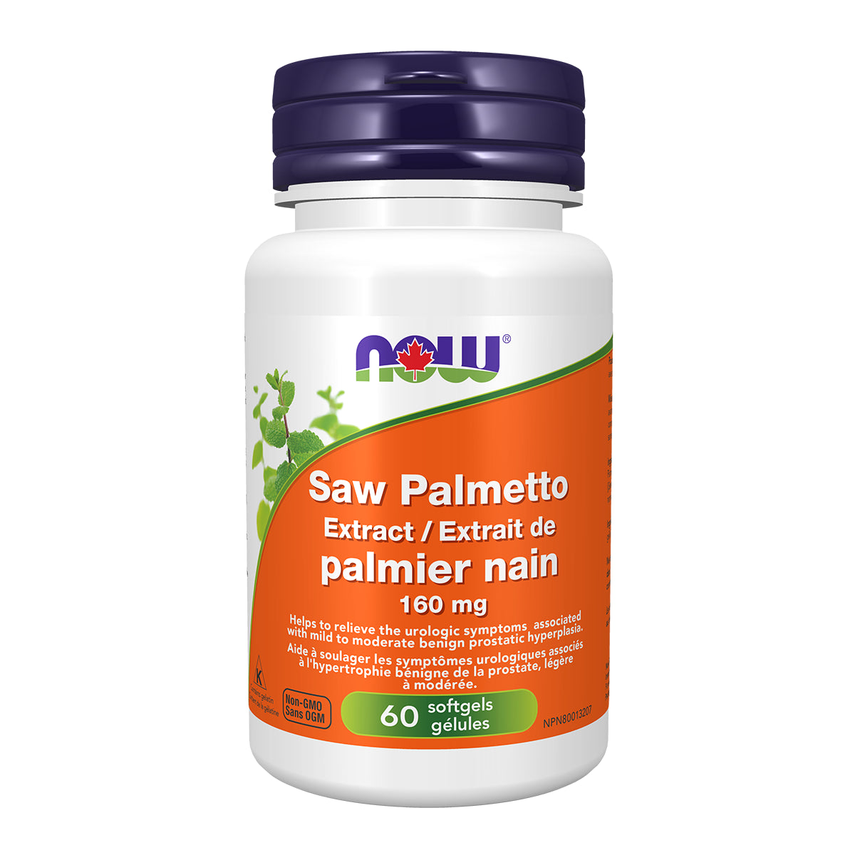 NOW Saw Palmetto 160mg 60 Softgels