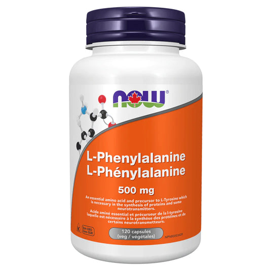 Now L-Phenylalanine 500 Mg 120 Cap