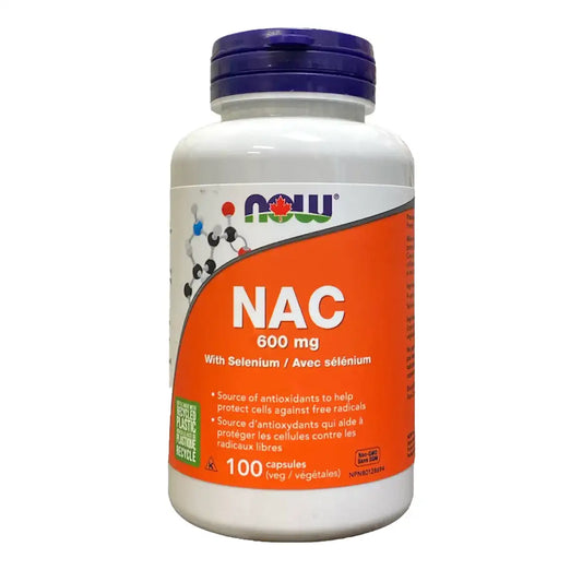 Now NAC 600 Mg 100 Cap