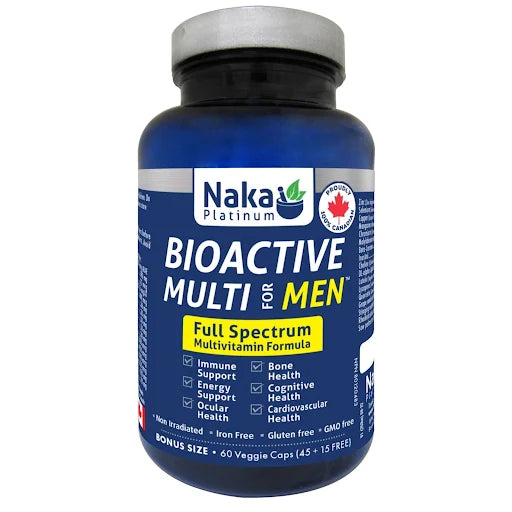 Naka P BioAct Man,s Multi 60vcaps