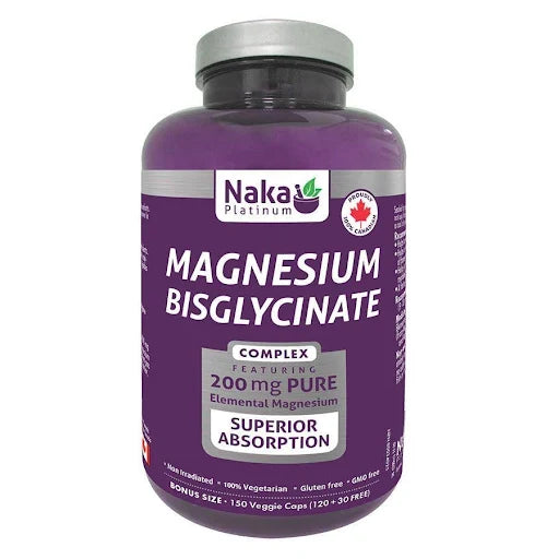 Naka P Magnesium Bisglycinate 200mg 150vcap