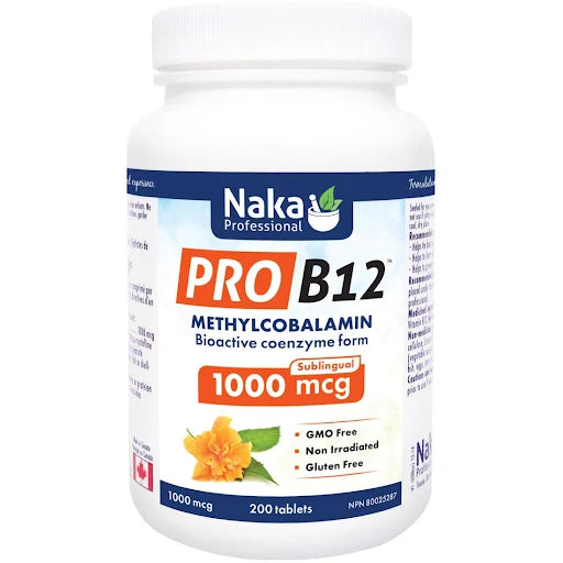 Naka Pro B12 1000mcg 200 Sub Tabs