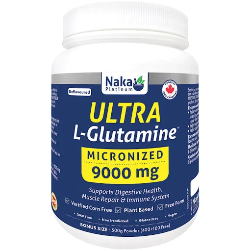 Naka P Ultra L-glutamine 9000mg 500gms