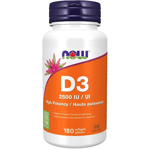 Now D3 2500 Iu 180