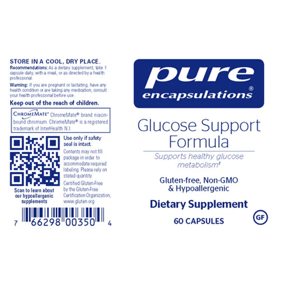 Pure E Glucose Support Formula 60 cap